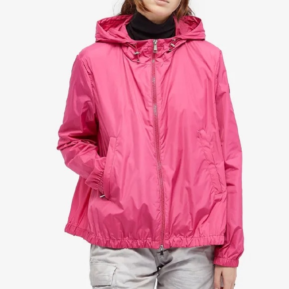 Moncler | Jackets u0026 Coats | Moncler Boissard Hooded Zip Jacket Pink |  Poshmark